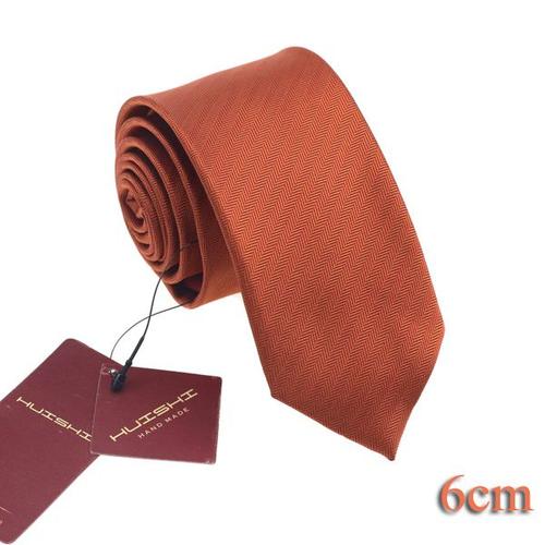 Couleur Tp149 Combinaison De Cravate Orange Foncé, Revers Pour Homme, Unisexe, En Polyester, Style Coréen Rétro, Coloré, Accessoires