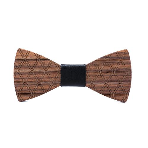 La Couleur Noire N¿Ud Papillon En Bois Pour Costume De Mariage Pour Homme, Cravate Fine Pour Tenue Masculine