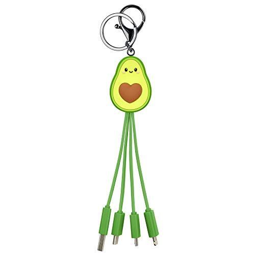 LEGAMI Link Up Avocado - Adaptateur pour chargement - USB mâle pour Micro-USB de type B, Lightning, 24 pin USB-C mâle - 8 cm