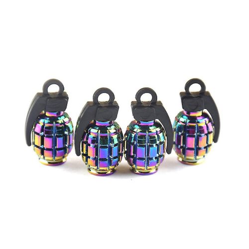 Aluminium Tyre Valve Caps Dust Caps (4 Pack) Universal Wheel Tyre Valve Caps Dust Caps For Cars, Suvs, Bicycles, Motorcycles, Trucks | Screw-On