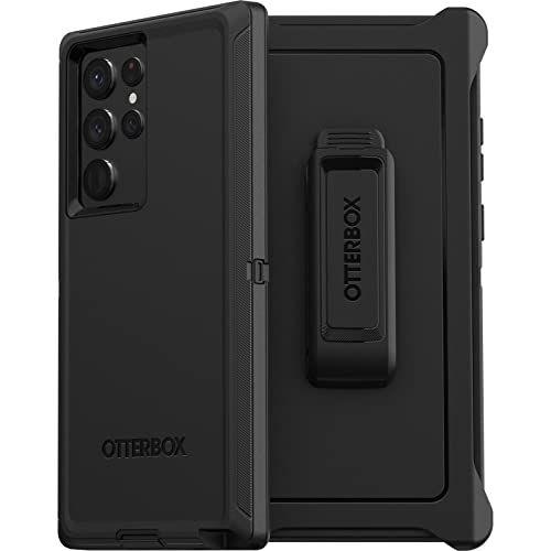 Otterbox Defender Series - Coque De Protection Pour Téléphone Portable - Polycarbonate, Caoutchouc Synthétique - Noir - Pour Samsung Galaxy S22 Ultra