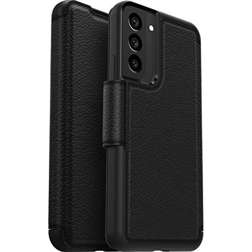 Otterbox Strada Series - Étui À Rabat Pour Téléphone Portable - Cuir, Polycarbonate, Loquet Métallique - Ombre - Pour Samsung Galaxy S22+