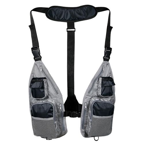 Ultra-Light Fishing Vest Men Women Breathable Adjustable Waistcoat With Pockets D Rings For Boating