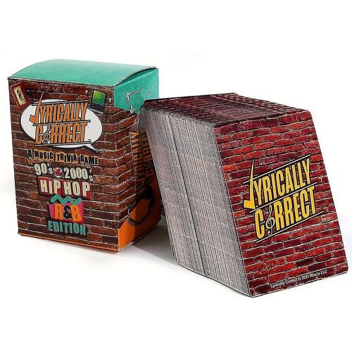 Lyriquement Correct Des Années 90 Et 2000 Hip Hop Et R B Musique Trivia Jeu De Cartes Multigénérationnel Réunions De Famille Jeux Cadeaux