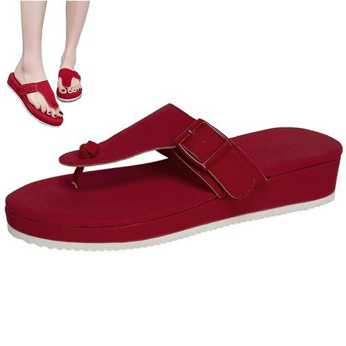 Summer Slip Sole Platform Shoes Casual Wear Resistant Flip-Flops Suitable For Going Beach Side Wear