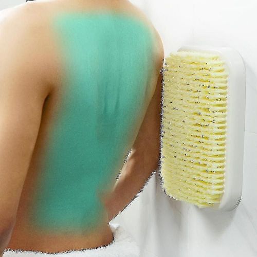 Laveur De Dos Pour Douche Murale Brosse De Douche Exfoliante Mains Libres Pour Un Nettoyage En Profondeur 