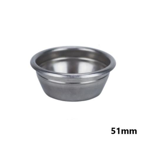 Bol à café en acier inoxydable pour 1 personne, panier à café avec filtre de remplacement 51/58MM, accessoires pour Machine à café automatique Cocina