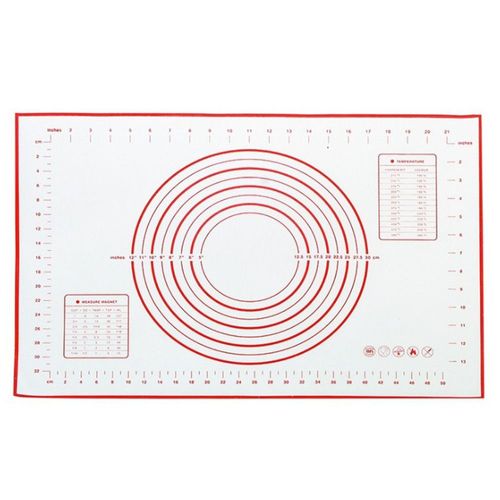 Plaque de pétrissage en Silicone, Surface antiadhésive, tapis de pâte à rouler avec échelle, cuisson de cuisine, feuille de pâtisserie, revêtement de four, ustensiles de cuisson