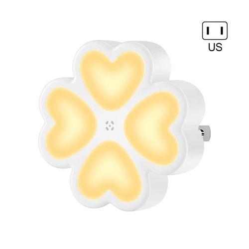 1/2pcs Led Veilleuse Mini Contrôle De Capteur Léger Royaume-Uni Ue Us Plug Veilleuse Lampe Pour Enfants Enfants Salle De Séjour Éclairage Chambre