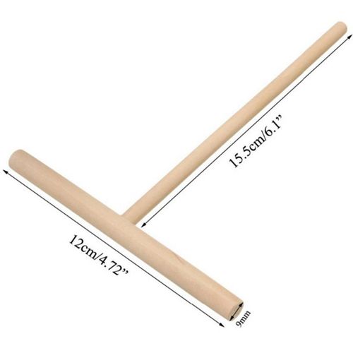 Crêpière antiadhésive en forme de T, ustensile à crêpes, spatule à tartes, accessoires de cuisine
