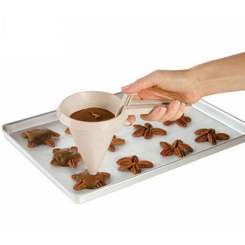 Entonnoir réglable pour chocolat, outils de décoration de cuisson, distributeur de pâte à chocolat, biscuits, cupcakes, crêpes, muffins