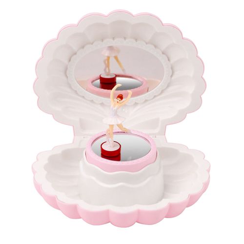 Boîte À Musique Rétro Classique Pour Fête D'Anniversaire, Facile À Utiliser, Décor De Table, Mélodie De Mariage, Ballet Pour Fille, Cadeau De Salle, En Forme De Coquille, Pour La Maison