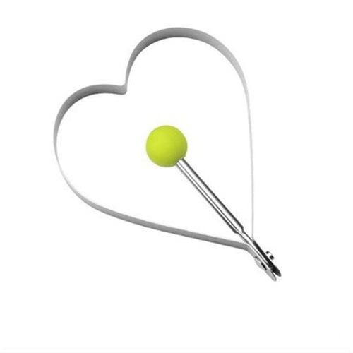 1pc En Acier Inoxydable 5 Frit Oeuf Crêpe Shaper Omelette Moule Moule Friture Oeuf Outils De Cuisine Accessoires De Cuisine Gadget Bague