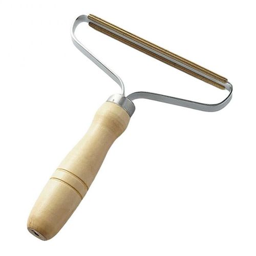 Brosse Portable à Double Face avec Boule Dépilatoire et Rasoir, Outil Manuel pour Enlever les Poils, Nettoyer les Vêtements, les Manteaux, les Tapis