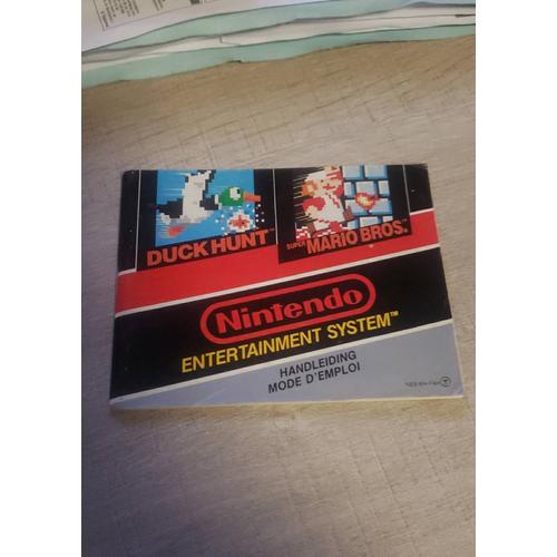 Notice De Jeu Original Nintendo Nes Duck Hunt, Super Mario Bros