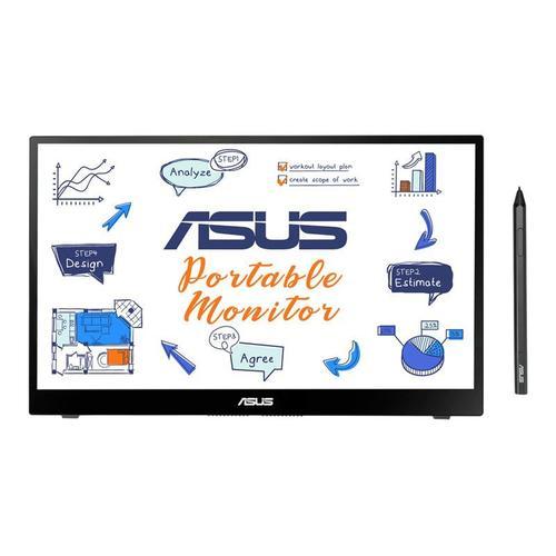 Asus ZenScreen Ink MB14AHD - Écran LED - 14' - portable - écran tactile - 1920 x 1080 Full HD (1080p) @ 60 Hz - IPS - 220 cd/m² - 800:1 - 5 ms - Micro HDMI, 2xUSB-C - noir