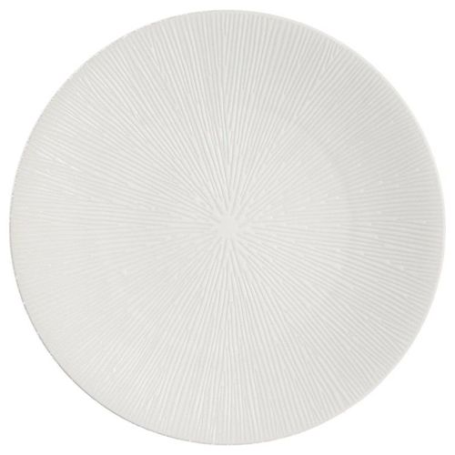Lot De 6 Assiettes Plates "Atelier" 27cm Crème