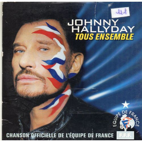 Mini Cd Rare Johnny Hallyday - Tous Ensemble - Chanson Officieille De L'equipe De France