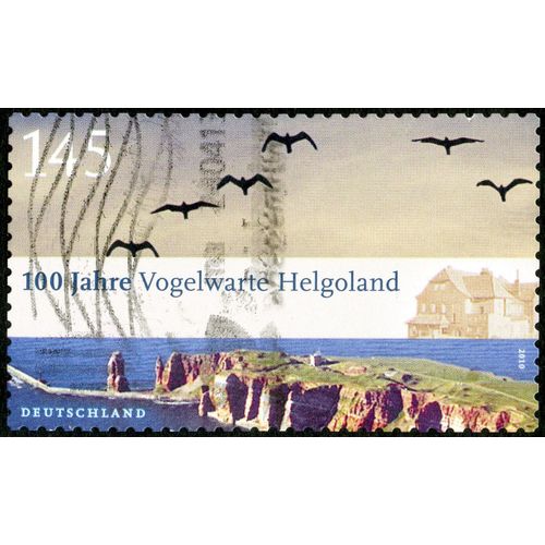 Timbre Oblitéré Deutschland, 100 Jahre Vogelwarte Helgoland, 2010, 145