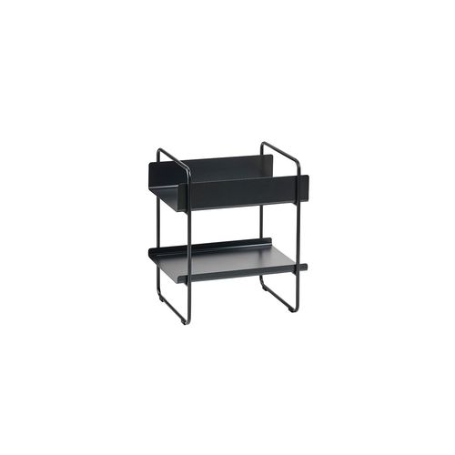 Table Console En Acier Laqué Noir