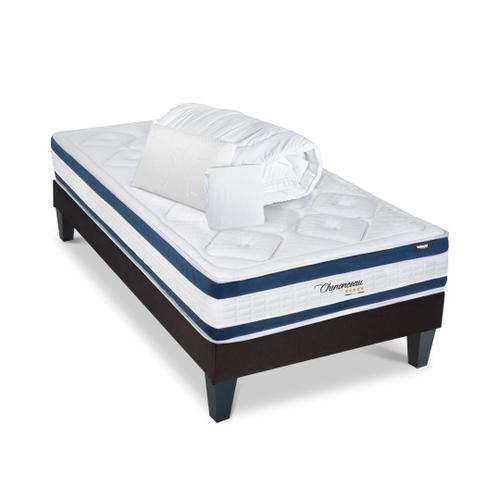 Ensemble 90x200 Matelas + Sommier + Accessoires