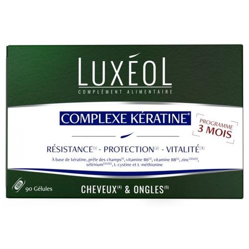 Luxéol Complexe Kératine Cheveux Et Ongles 90 Gélules 