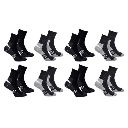 Chaussettes Homme Quarter Sergio Tacchini Lot De 8 Pack De 8 Paires 2604 Bouclette