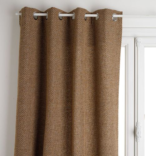 Rideau En Maille Wild 8 ¿Illets 140x260 - Beige Lin