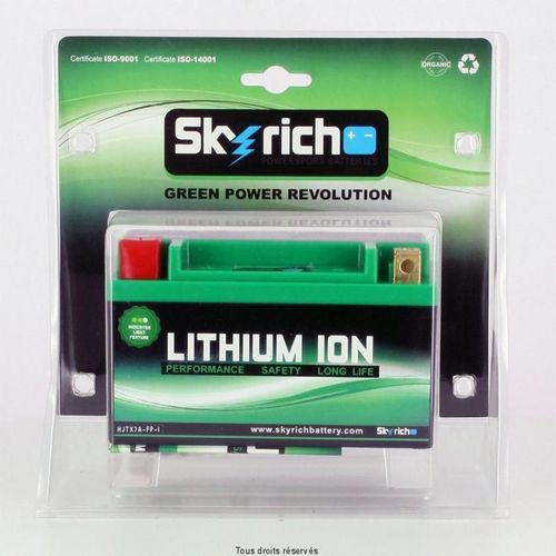 Batterie Lithium Skyrich Pour Scooter Mbk 125 Xc Flame T 1995 À 1996 Ytx7a-Bs / Hjtx7a-Fp-S / 12v 2.4ah Neuf