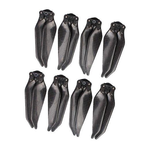 Hélices Pliables En Fiber De Carbone, 8 Pièces, 1 Paire, Lames À Faible Bruit, Libération Rapide, Compatibles Avec Dji Mavic Pro-Générique