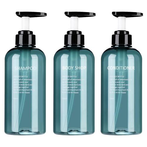 Distributeur de shampoing de douche 3 pièces, bouteille de