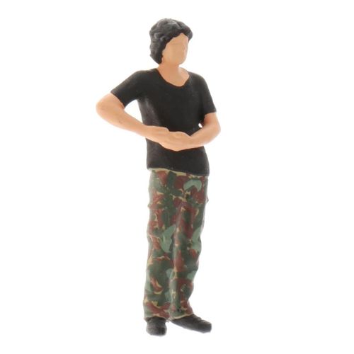 Scène De Rue À Échelle 1/64, Figurine De Train À Personnage En Résine Pour Maison De Poupée