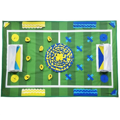 Tapis D'Alimentation Rectangulaire Pour Chiens, Terrain De Football Rond Pour Entraînement Au Nez Pour Animaux De Compagnie
