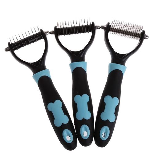 Brosse de démêlage pour chien, outil de démêlage, tondeuse, peigne, râteau, 10/13/18 lames