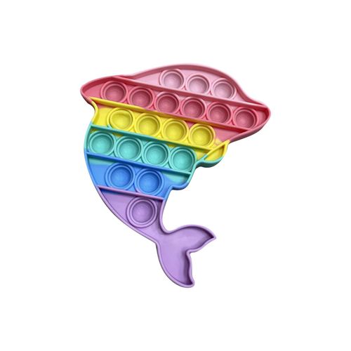 Paquet De Jouets De Fidget De Dessin Animé, Bulle De Dinosaure, Jouet Sensoriel Anti-Stress En Silicone, Jouet Anti-Stress