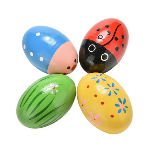 ¿Ufs De Sable En Bois, Jouets Musicaux À Percussion Pour Enfants, Cadeaux D'Anniversaire, D'Halloween Et De Noël, Couleurs Aléatoires, 1 Pièce