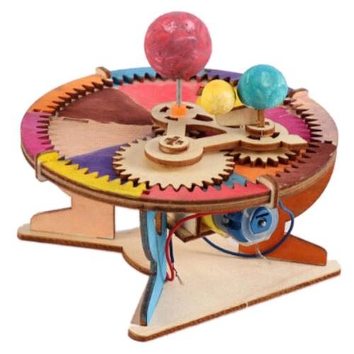 1set L'Astronomie Cadeaux Soleil Terre Lune Planète Système Solaire Modèle Bricolage Kid Science Géographie Jouets Éducation Scolaire