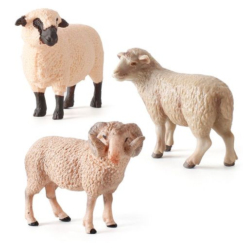 Simulation D'Animaux Sauvages, Modèle De Mouton Vif, Ornement De Chèvre Artificielle, Décoration De Scène De Ferme De Volaille