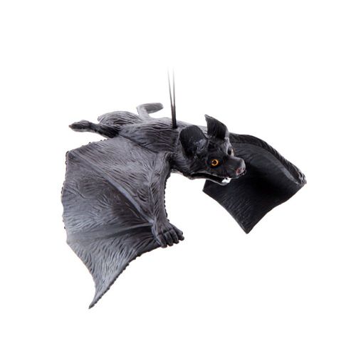 Autocollant Mural Suspendu Chauve-Souris Noir 3d, Décoration Murale, Simulation D'Animaux, Fête D'Halloween, Jouet Bricolage, Décoration De Maison, Fenêtre Murale, Bar