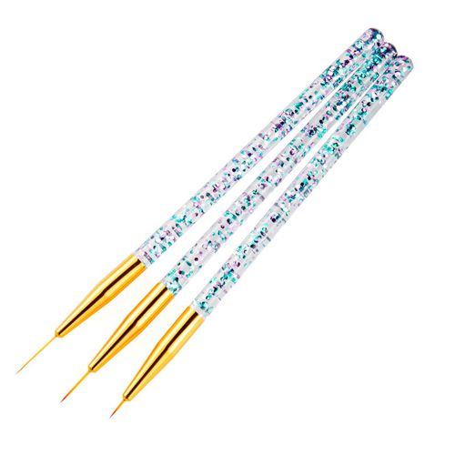 Ensemble De Crayons À Ongles, 3 Pièces/Ensemble, Pointes À Main, Stylos De Peinture De Manucure Sculptés, Outils D'Art Des Ongles Pour Le Salon De Manucure À La Maison