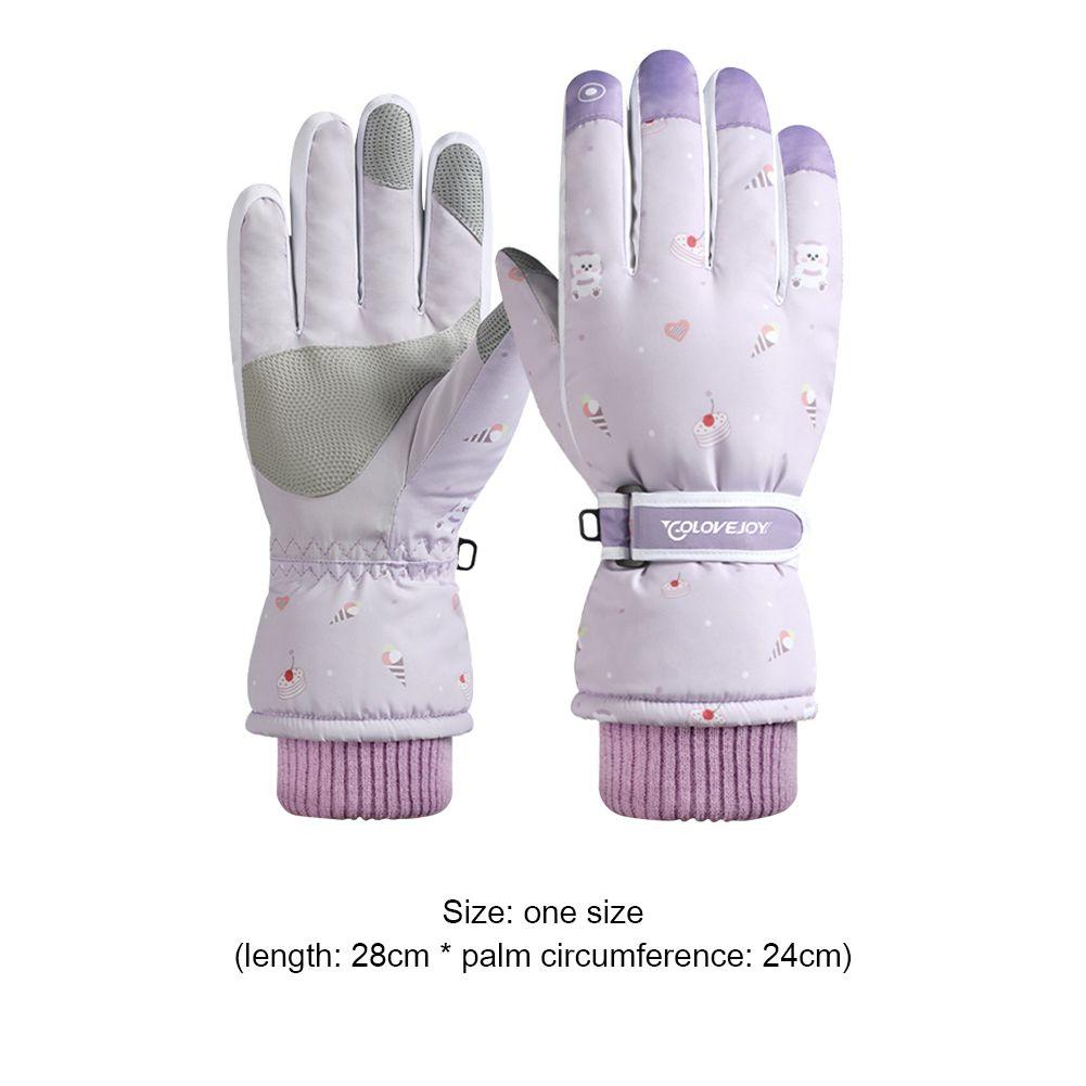Gants chauds d'hiver pour femmes avec doigts sensibles à écran tactile,  gants coupe-vent doublés en polaire L Adulte Femme