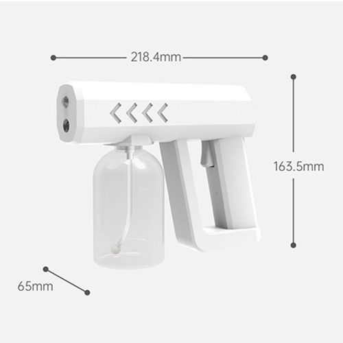 Pistolet Pulvérisateur De Désinfection À Main, Rechargeable Par Usb, Sans Fil, À Lumière Bleue Nano, Pulvérisateur À Vapeur, Pulvérisateur De Stérilisation, 1 Pièce
