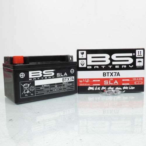 Batterie Sla Bs Battery Pour Scooter Peugeot 50 Django 2t 2014 À 2017 Neuf