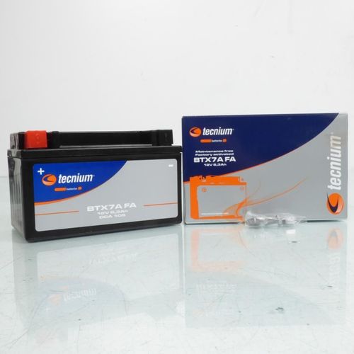 Batterie Sla Tecnium Pour Scooter Peugeot 50 Django 2t 2014 À 2017 Neuf