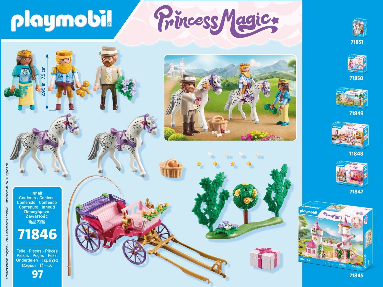Playmobil 71846 - Calche Avec Couple Princier Et Cocher - 3