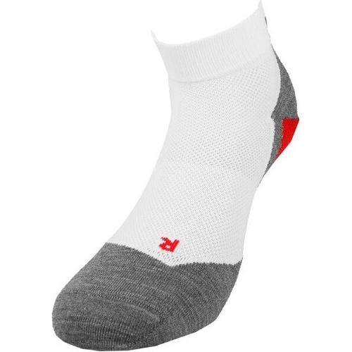 Ru5 Race Short Chaussettes De Running Hommes - Blanc , Gris