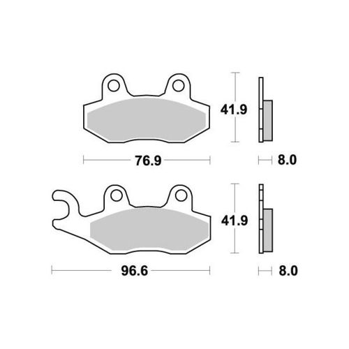 Plaquette De Frein Nissin Pour Moto Aprilia 125 Rx 4t Euro4 2018 À 2023 Av Neuf
