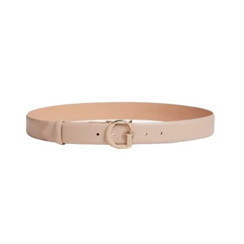 Ceinture Guess Classic Gold Logo Femme Rose