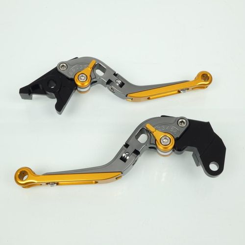 Levier Frein Embrayage Repliable Alu Pour Moto Suzuki 600 Gsr 2006 À 2011 Neuf