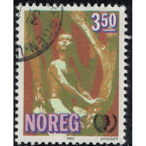 Norvège 1985 Oblitéré Used Parc De Sculptures De Vigeland Oslo Y&t No 883 Su